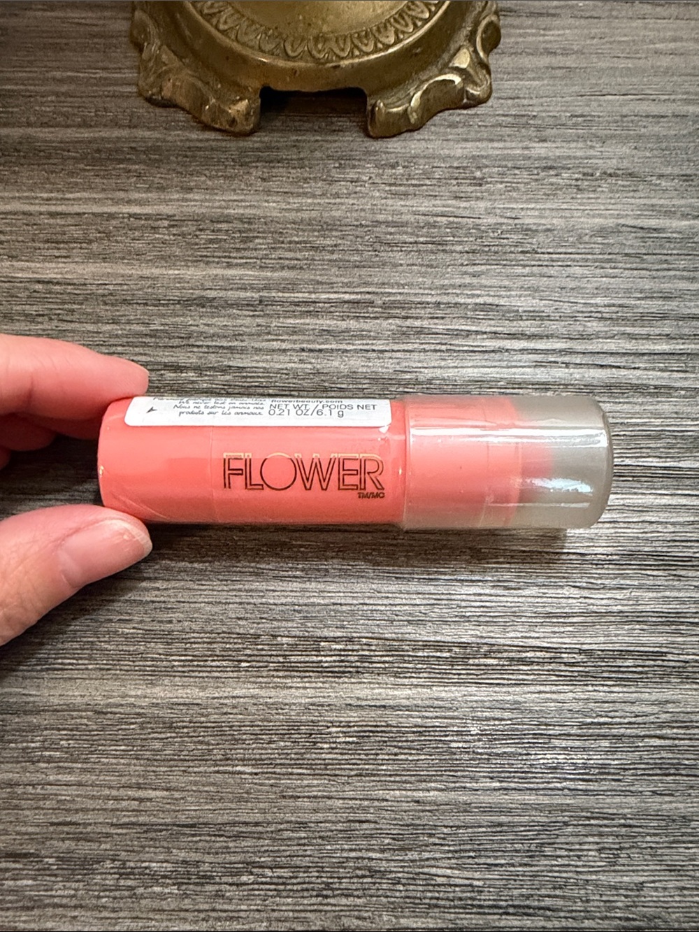 Flower Beauty Creamy Lip & Cheek Stick — Coral Peach